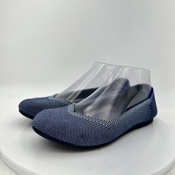 Rothy’s Shoes - Rothy's The Flat Grey Textile Slip On Ballet Classic Comfort Women Shoes Sz 6.5